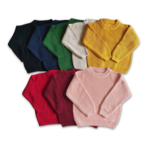 Colorful cotton winter sweaters: 2T / Beige