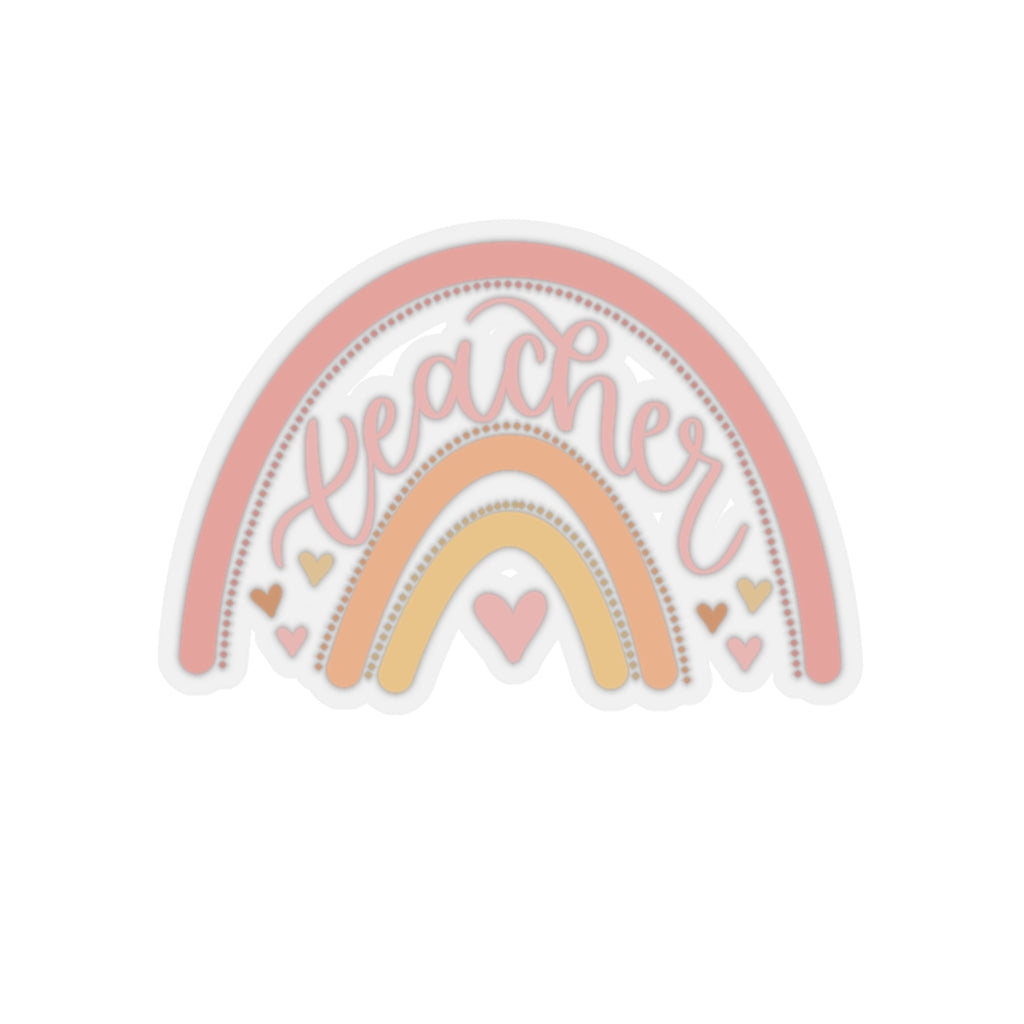 Teacher Rainbow Sticker