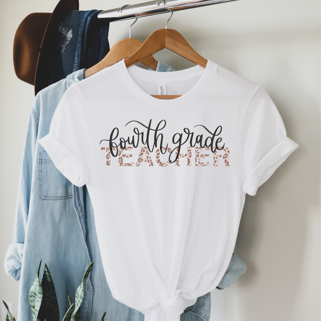 Forth Grade Teacher Tee
