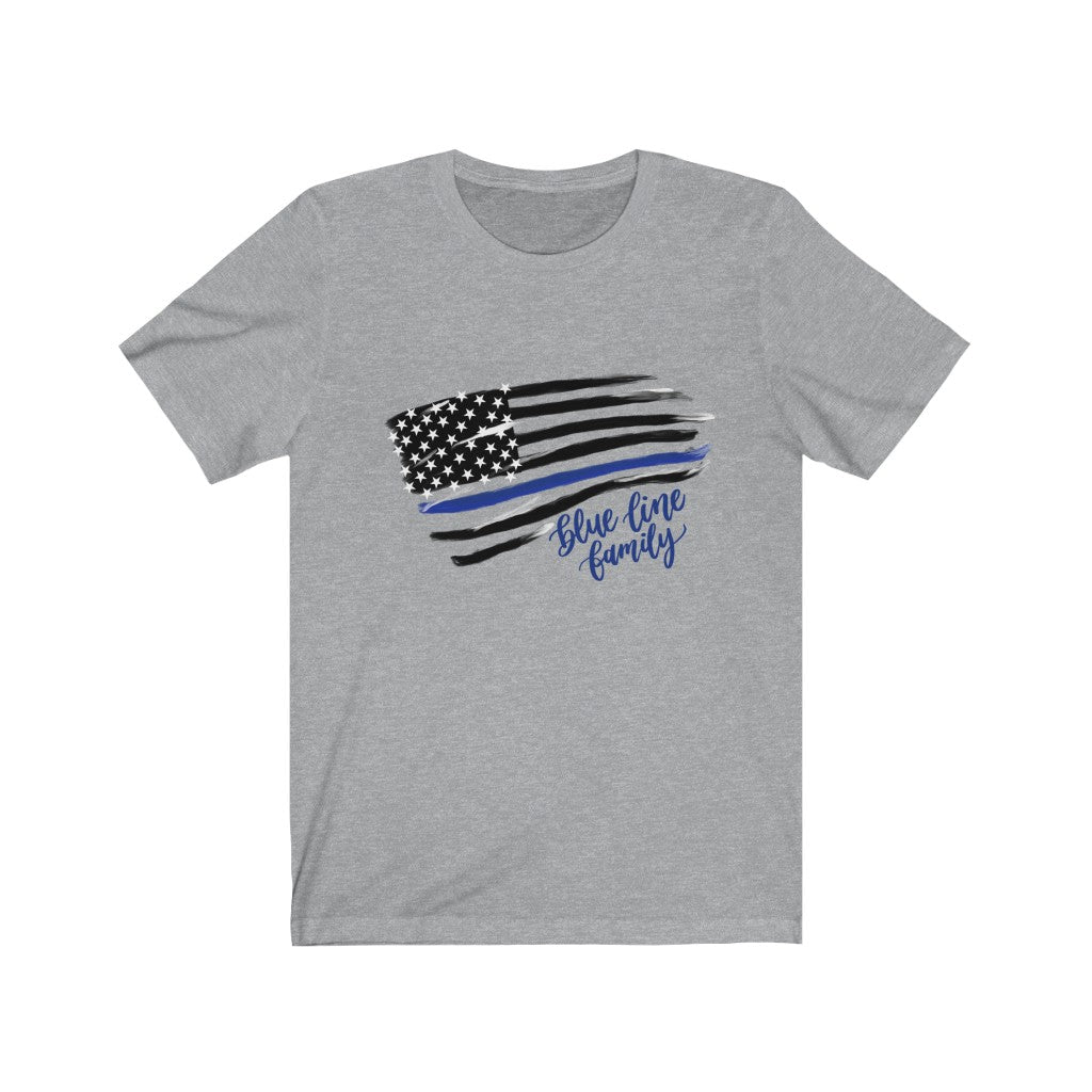 Blue Line Family Tee