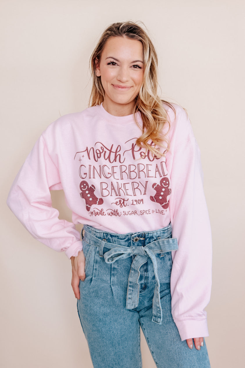 Gingerbread Bakery Crewneck Sweatshirt
