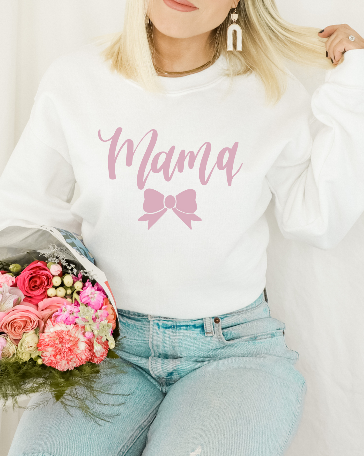 Mama Bow Sweatshirt