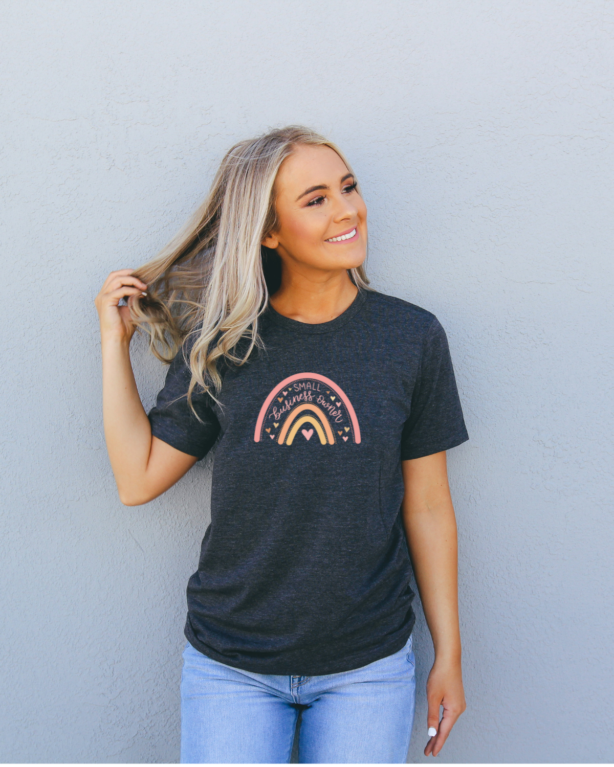 Small Business Owner Rainbow Tee