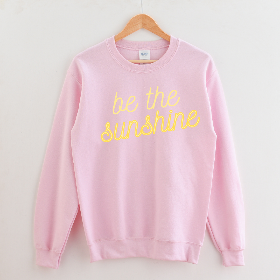 Be The Sunshine Crewneck Sweatshirt Detailed Threads