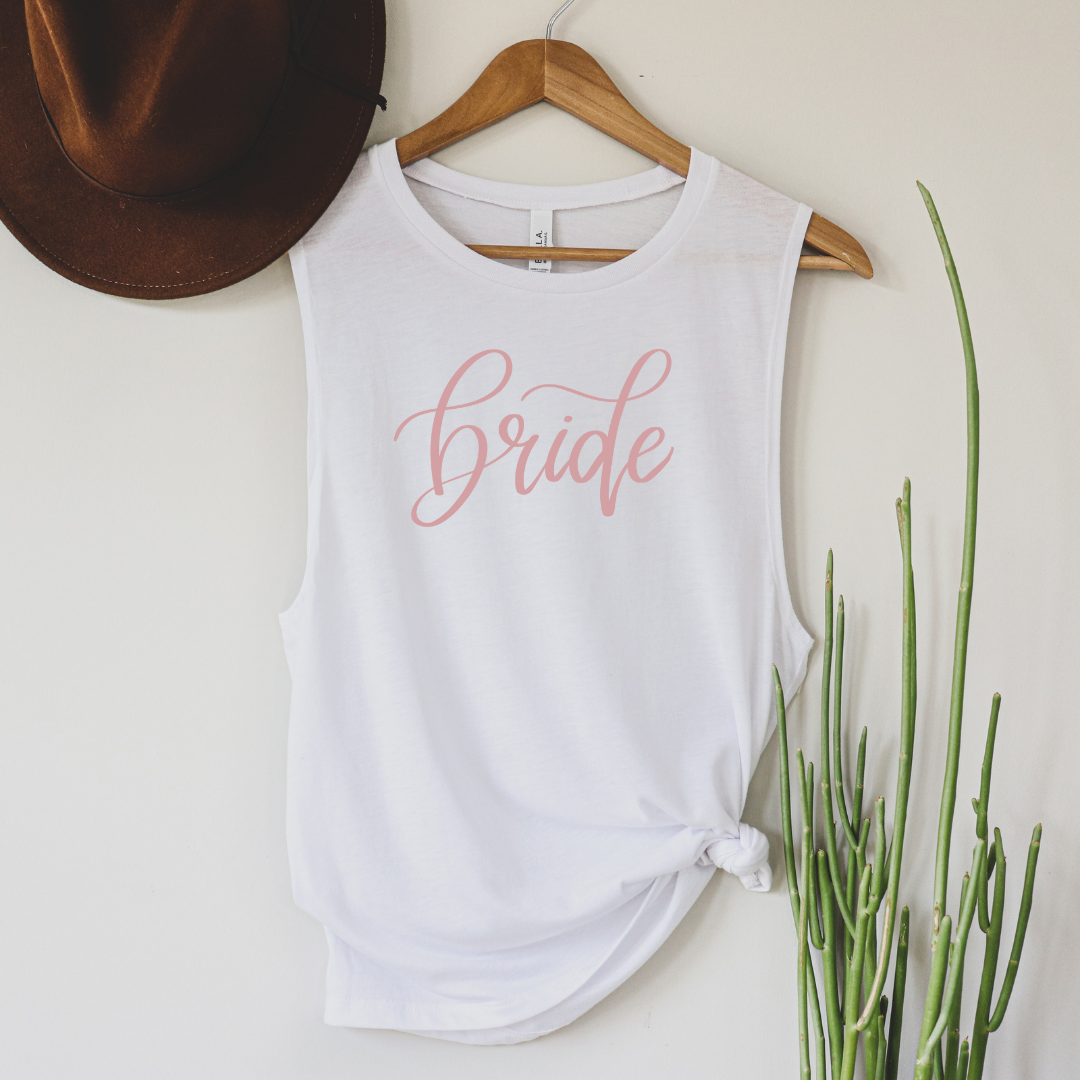 Bride Scoop Muscle Tank
