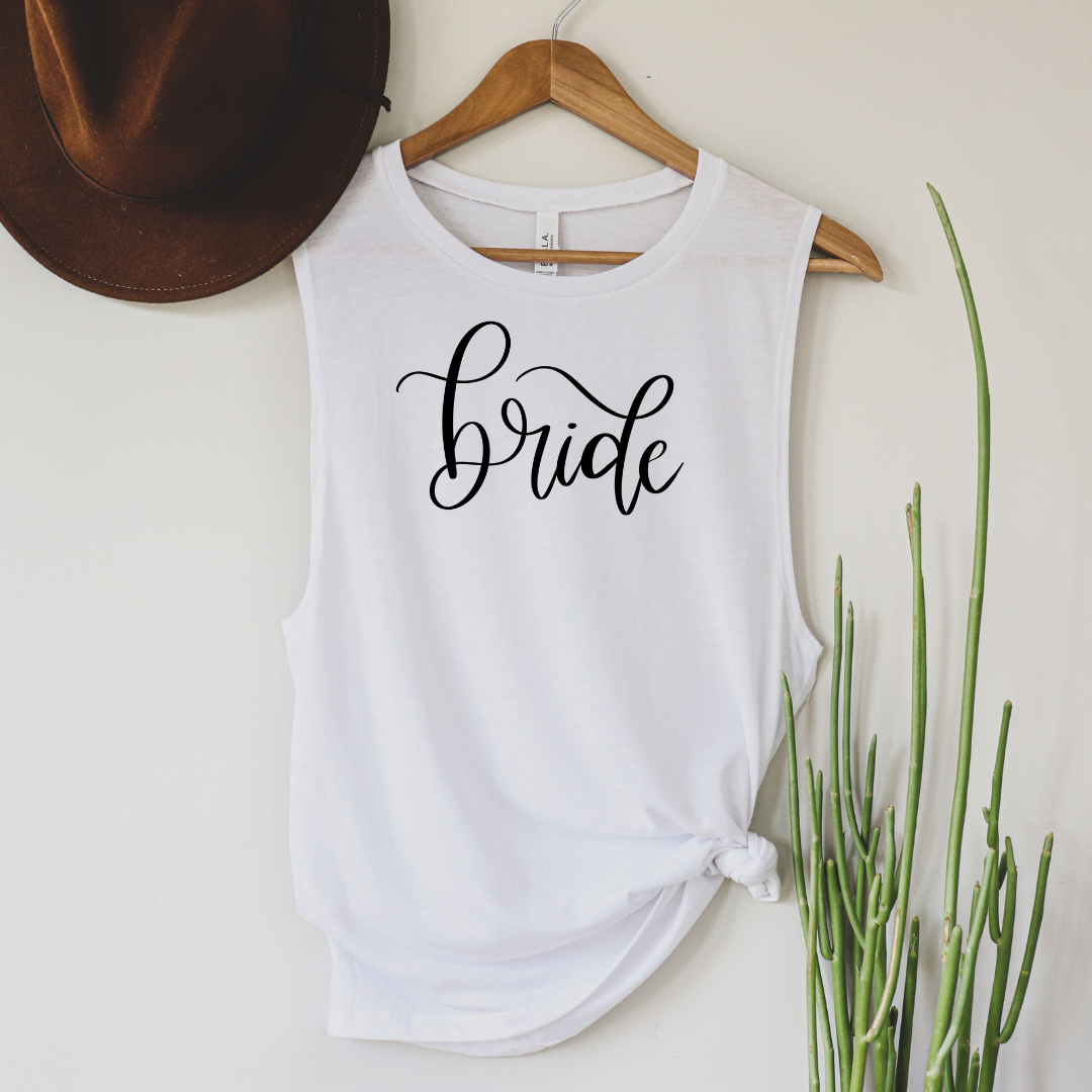 Bride Scoop Muscle Tank