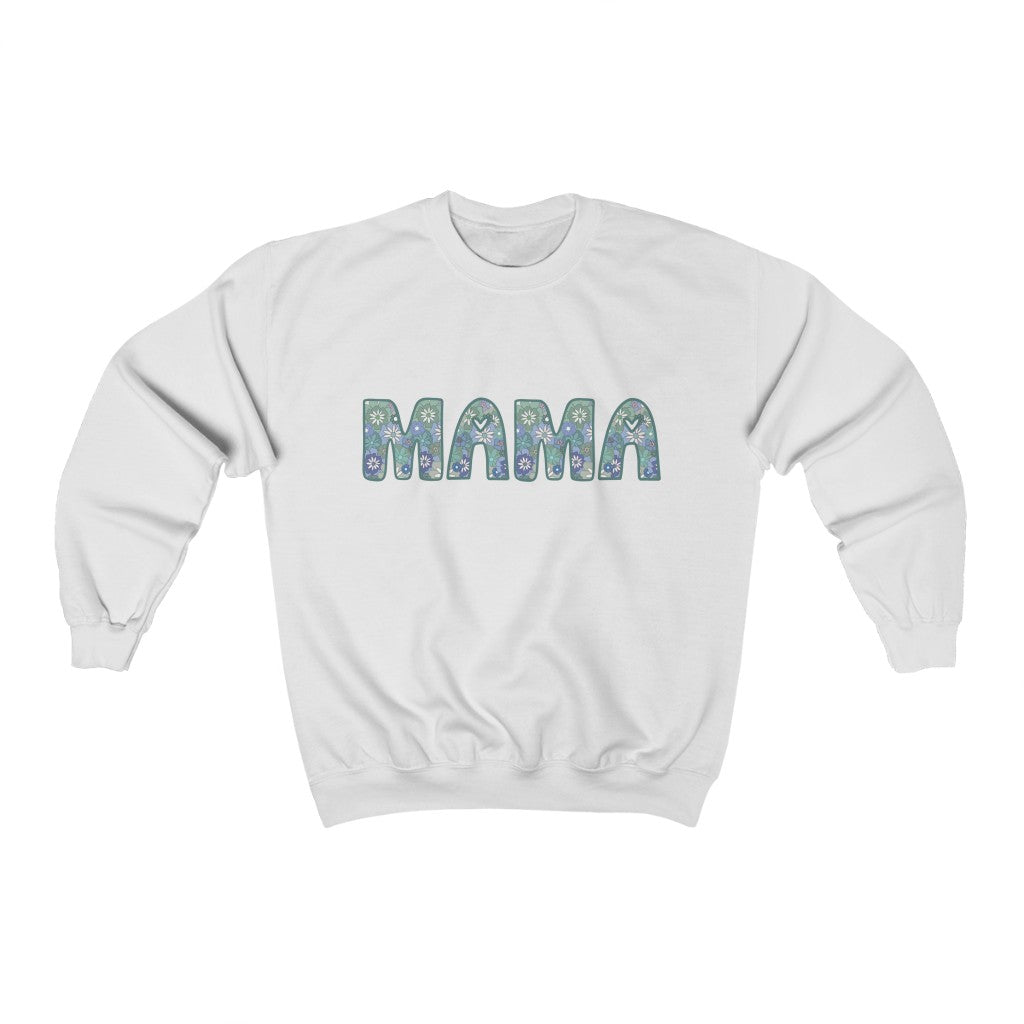 Mama Blue Crewneck Sweatshirt