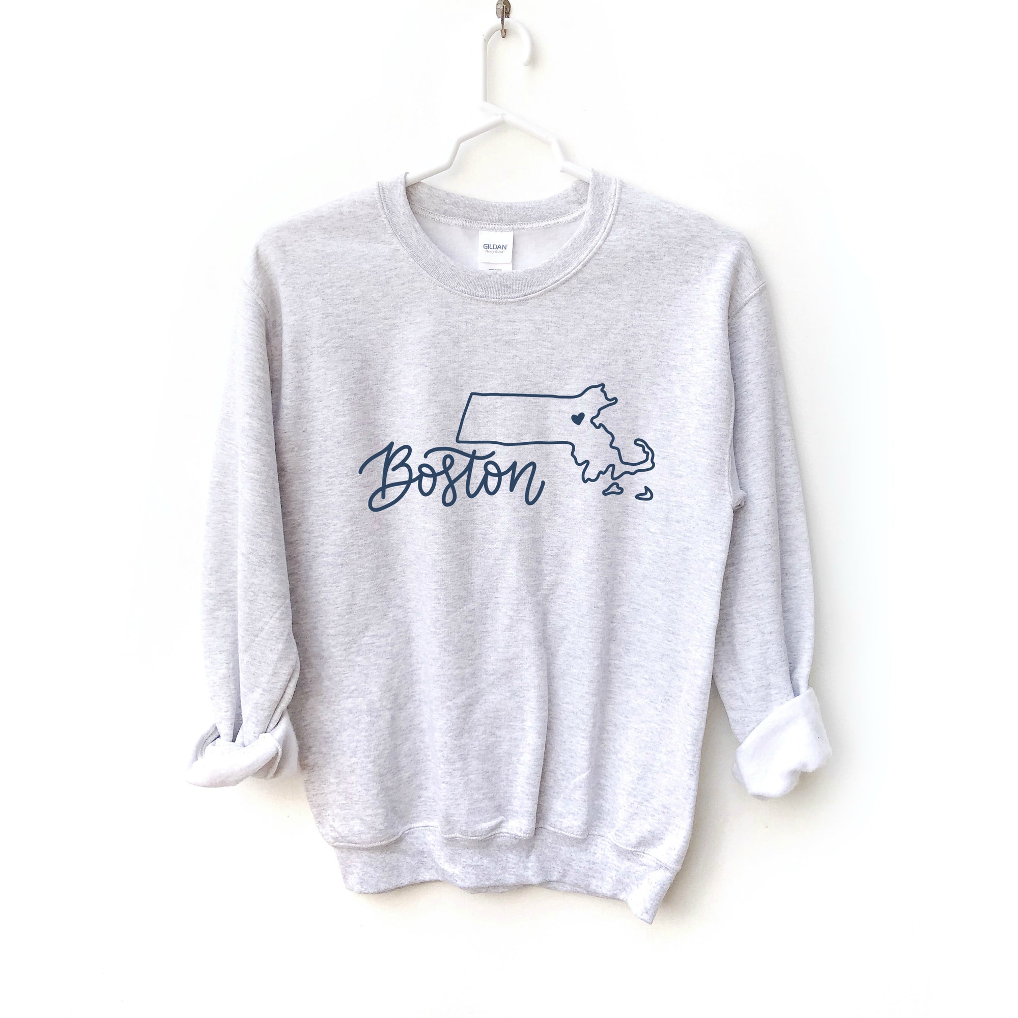 Boston Heart Crewneck Sweatshirt