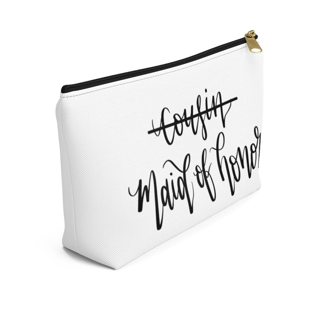 Cousin, Maid Of Honor Makeup Bag - Detailed Threads