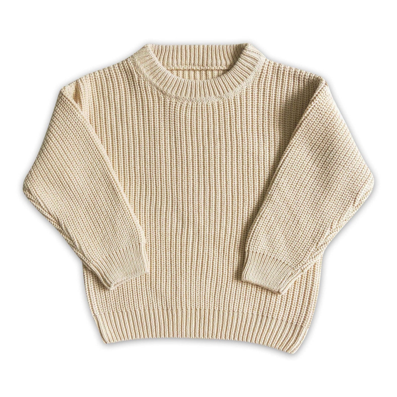 Colorful cotton winter sweaters: 12-18M / Beige