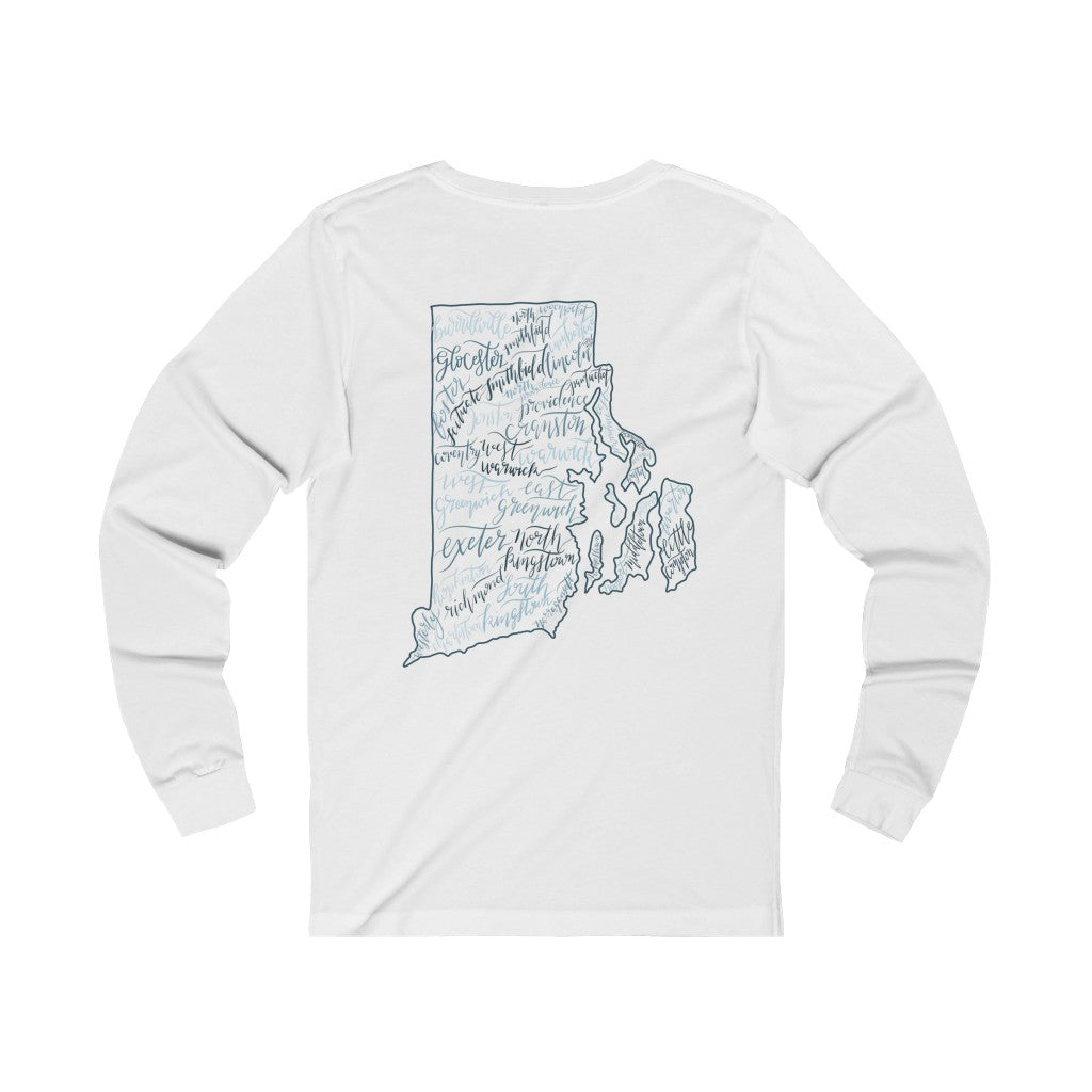 RI Map Long Sleeve Tee