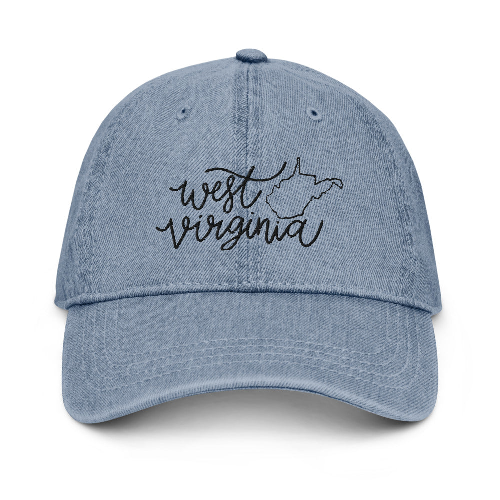 West Virginia Denim Hat