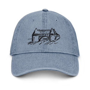 The Towers Embroidered Denim Hat
