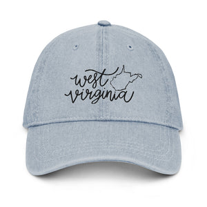 West Virginia Denim Hat