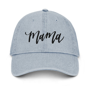 Mama Light Wash Denim Hat