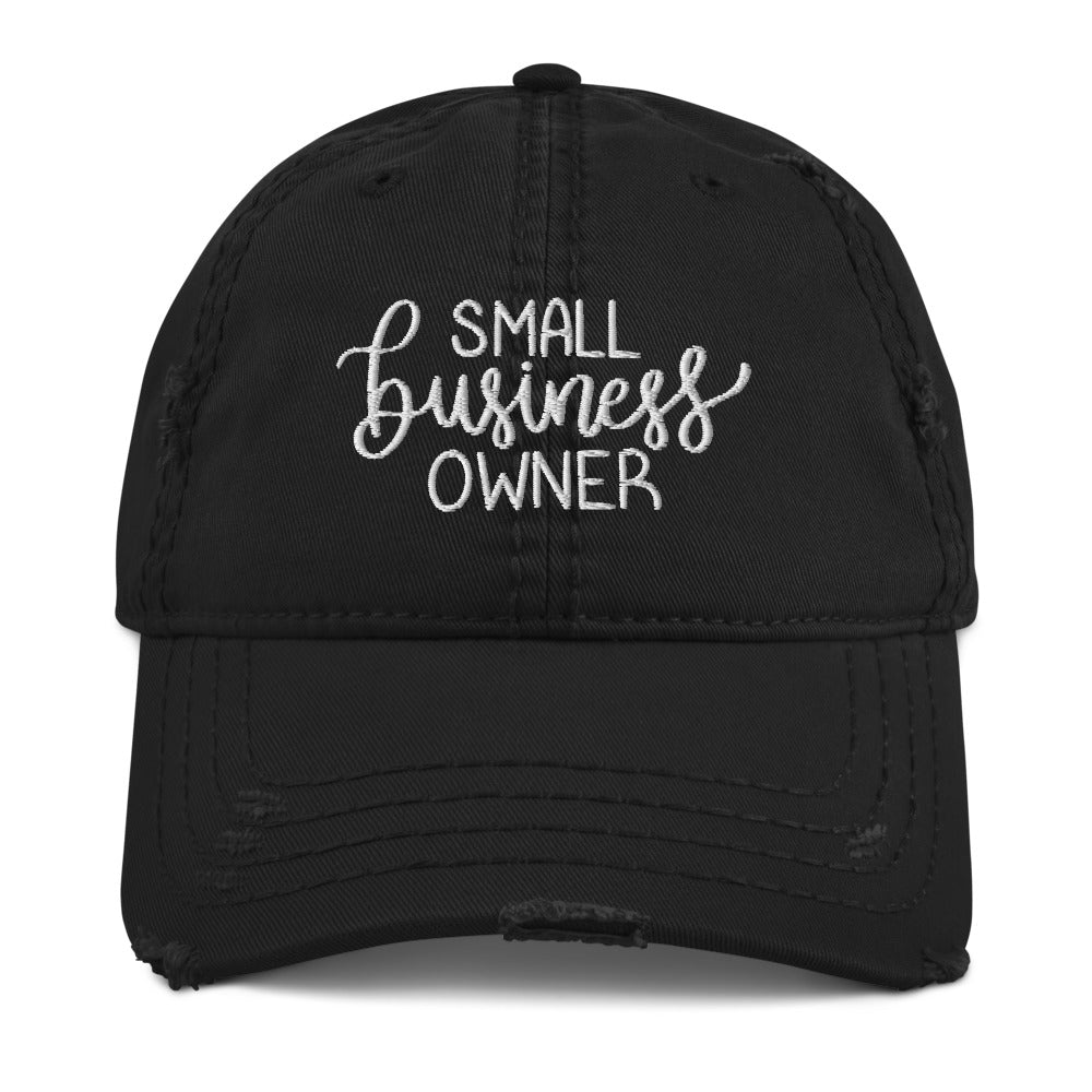 Small Business Owner Distressed Hat