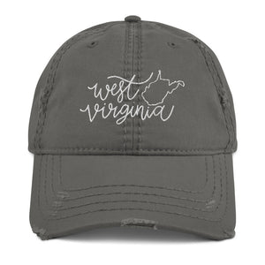 West Virginia Distressed Hat