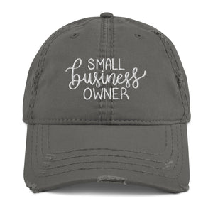 Small Business Owner Distressed Hat