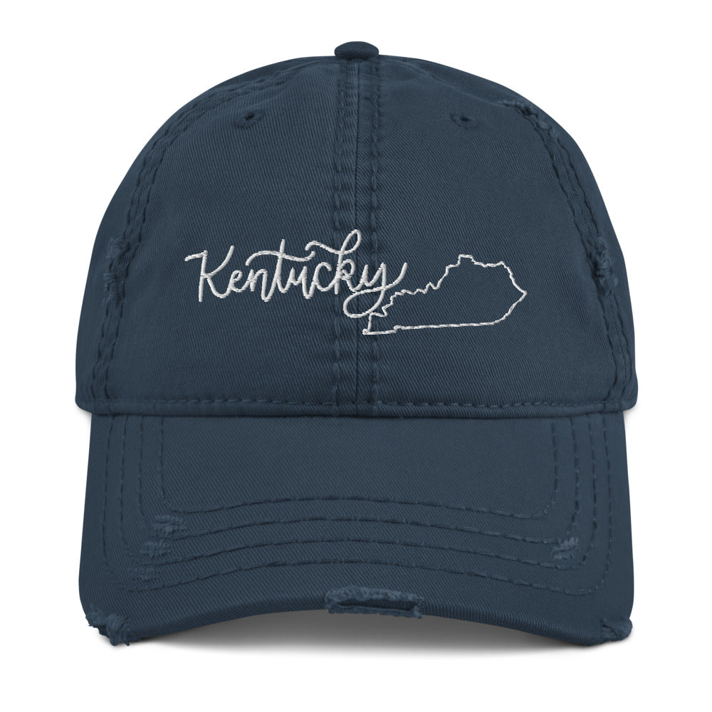 Kentucky Distressed Hat