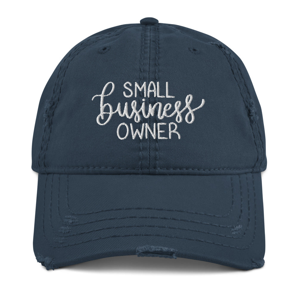 Small Business Owner Distressed Hat