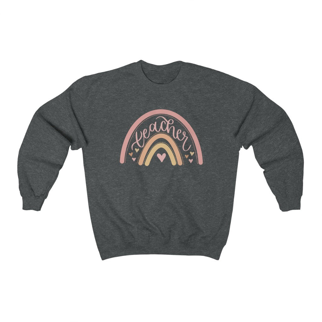 Teacher Rainbow Sweatshirt