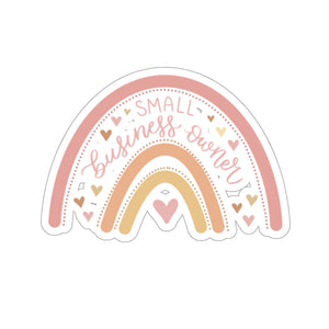 Small Business Owner Rainbow Sticker