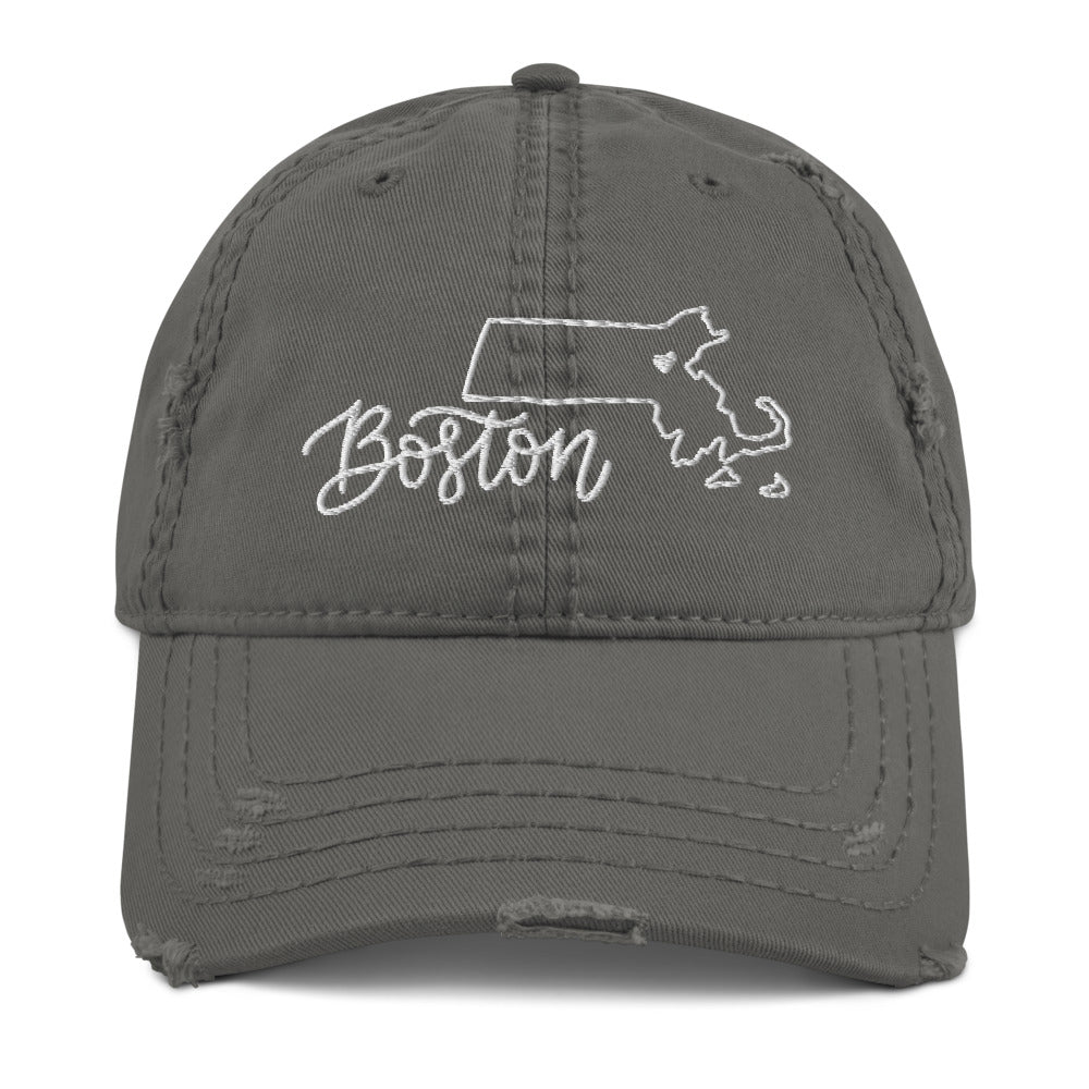 Boston Distressed Hat