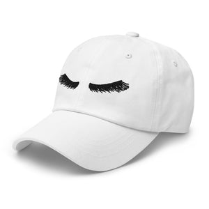 Embroidered Lashes Hat