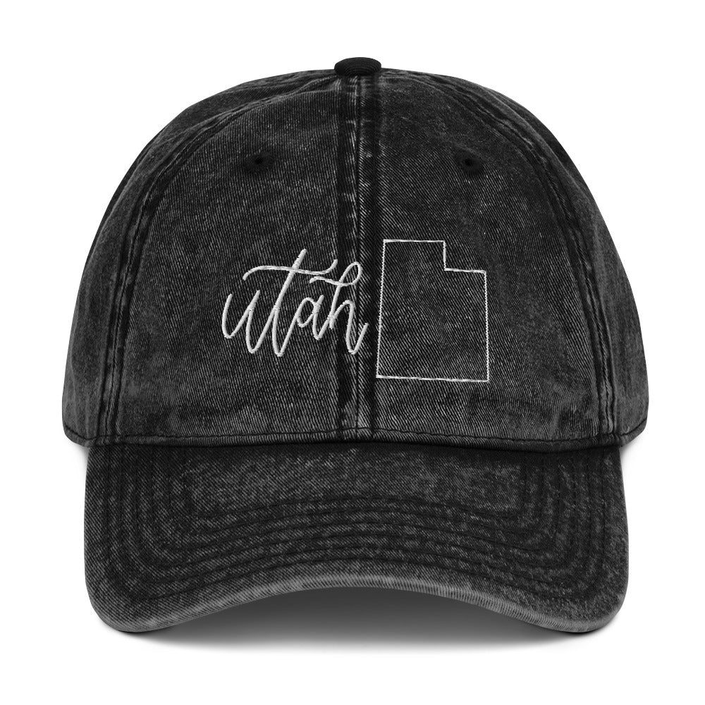 Utah Denim Cap