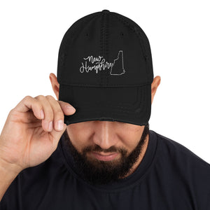 New Hampshire Distressed Hat