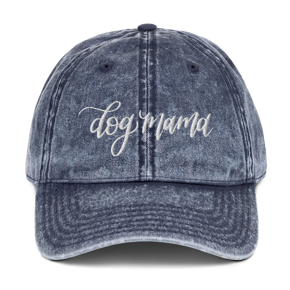 Dog Mama Denim Twill Cap