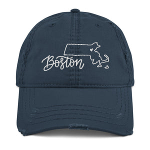 Boston Distressed Hat