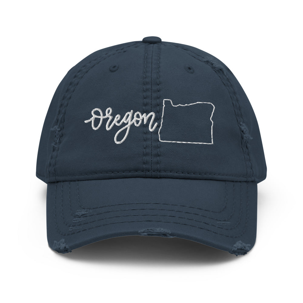 Oregon Distressed Hat