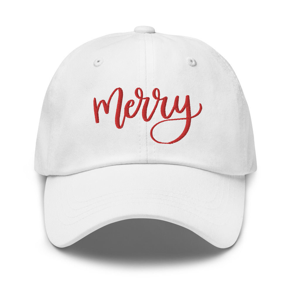 Merry Embroidered Hat