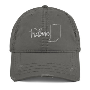 Indiana Distressed Hat