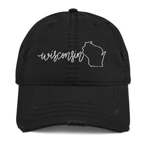 Wisconsin Distressed Hat