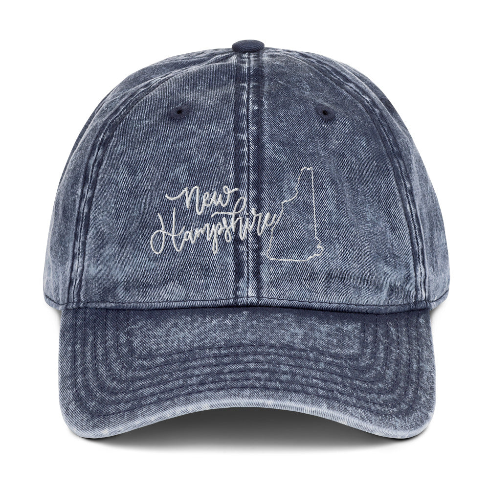 New Hampshire Denim Cap