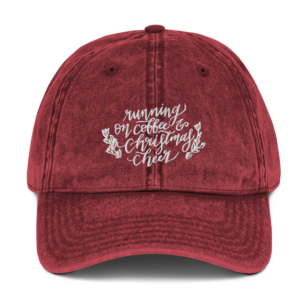 Coffee and Christmas Cheer Denim Hat