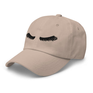 Embroidered Lashes Hat