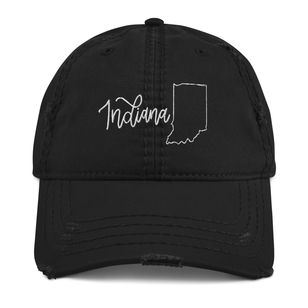 Indiana Distressed Hat