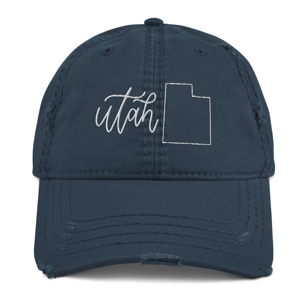 Utah Distressed Hat
