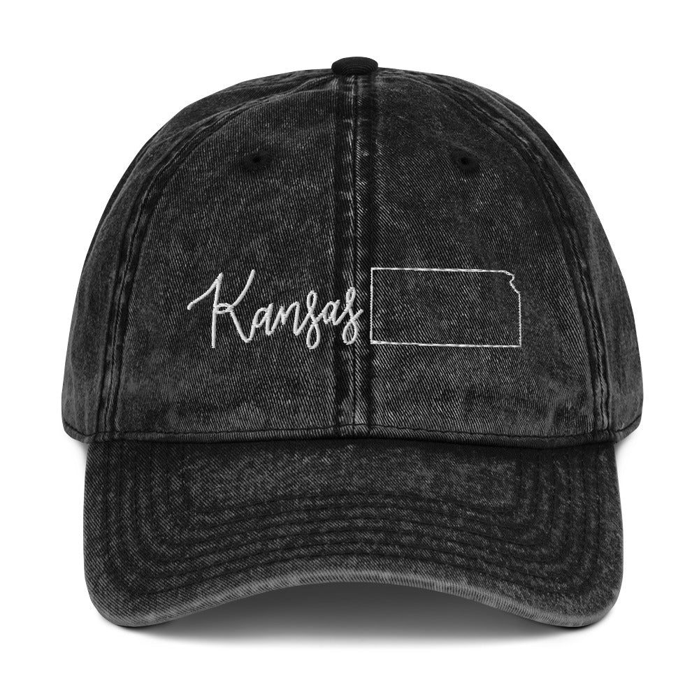 Kansas Denim Twill Cap