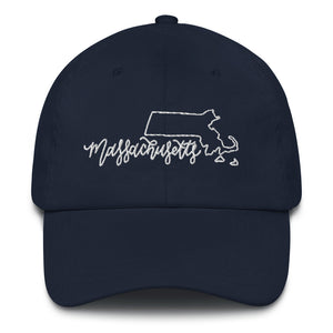 Massachusetts Embroidered Hat