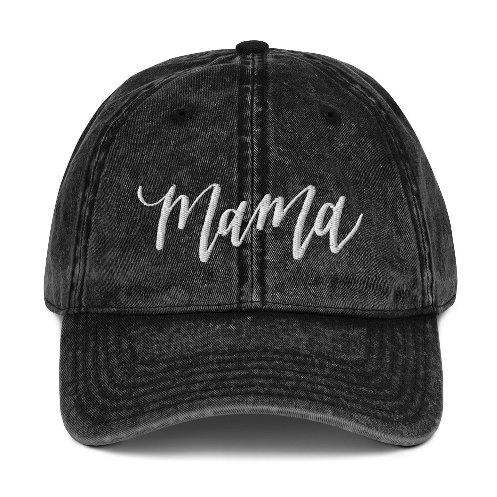 Vintage Denim Mama Hat