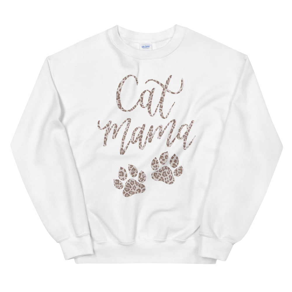 Leopard Cat Mama Sweatshirt